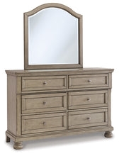 Load image into Gallery viewer, Lettner Twin Sleigh Bed with Mirrored Dresser
