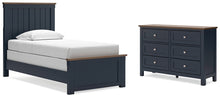 Load image into Gallery viewer, Landocken Twin Panel Bed with Dresser

