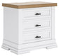 Ashbryn California King Panel Storage Bed with Mirrored Dresser and Nightstand