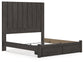 Fraluna King Panel Storage Bed, Dresser and Mirror