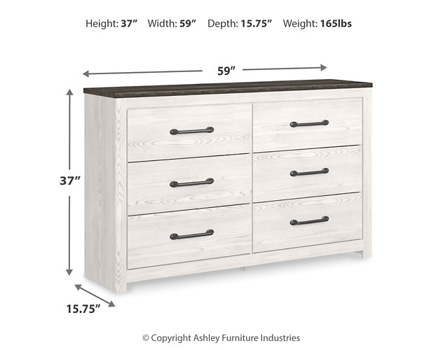 Gerridan Six Drawer Dresser