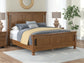 Rowlenstown King Poster Bed with Mirrored Dresser and Nightstand