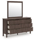 Pamytta Twin Panel Platform Bed, Dresser, Mirror, Chest and Nightstand