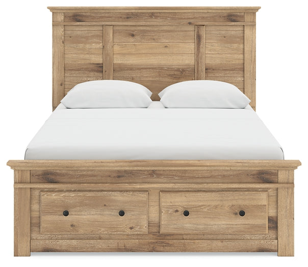 Makidern Queen Panel Storage Bed