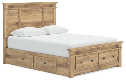 Makidern Queen Panel Storage Bed
