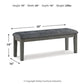 Ashley Express - Hallanden Large UPH Dining Room Bench