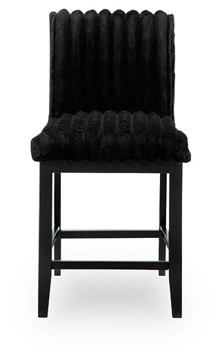 Mervannie Upholstered Barstool (2/CN)