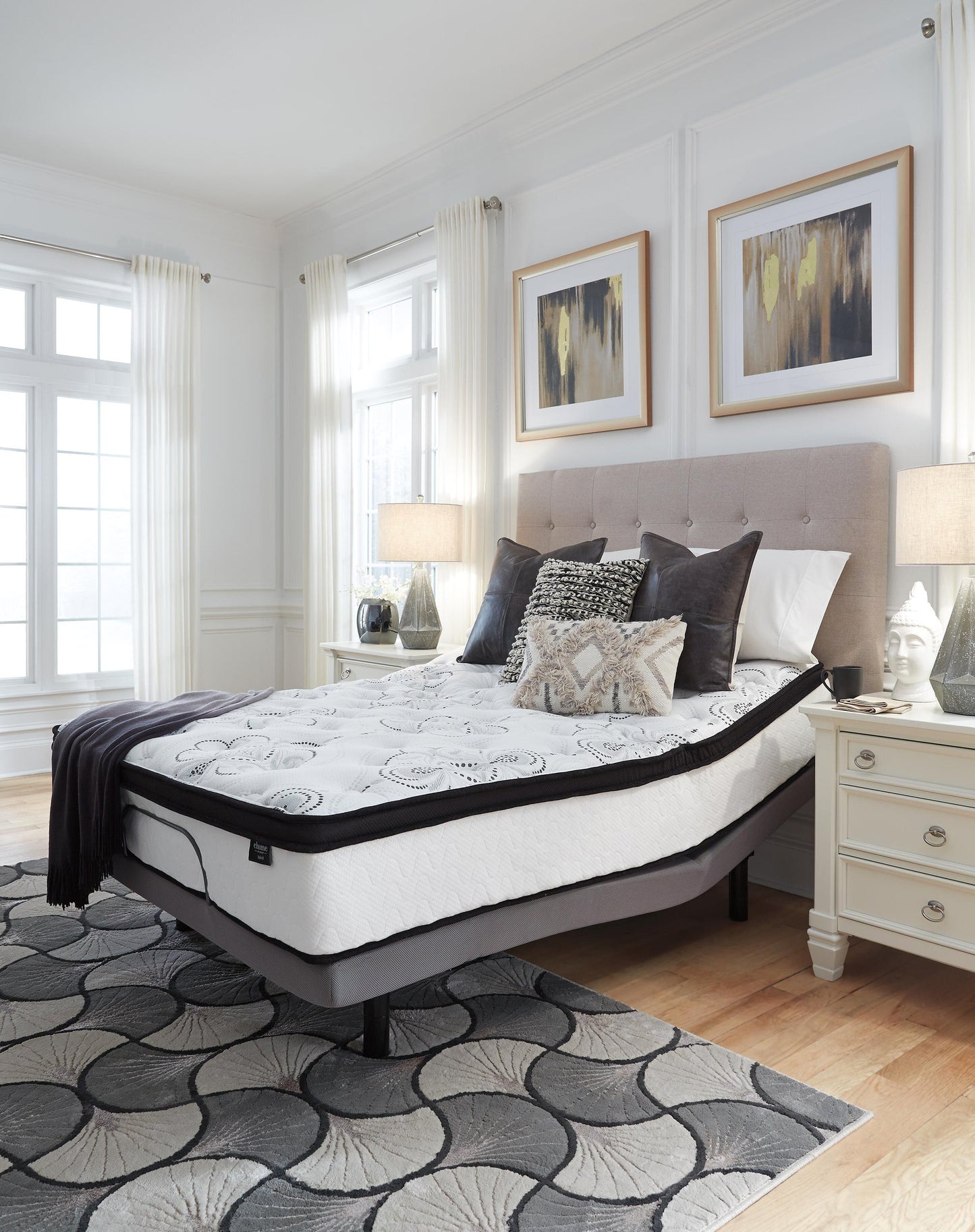 Ashley Express - Chime 12 Inch Hybrid  Mattress