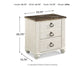 Ashley Express - Willowton Two Drawer Night Stand