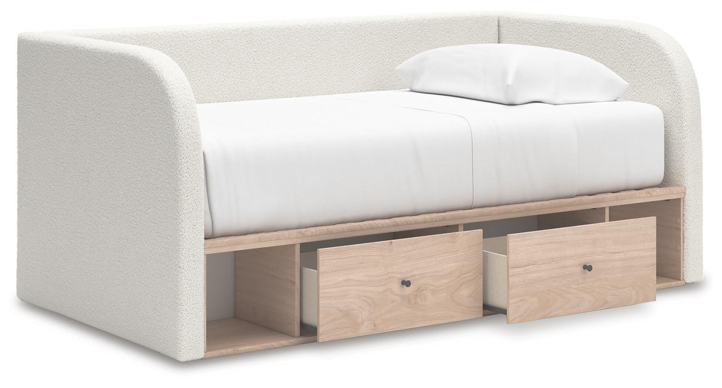 Arloster Full Upholstered Day Bed with Storage