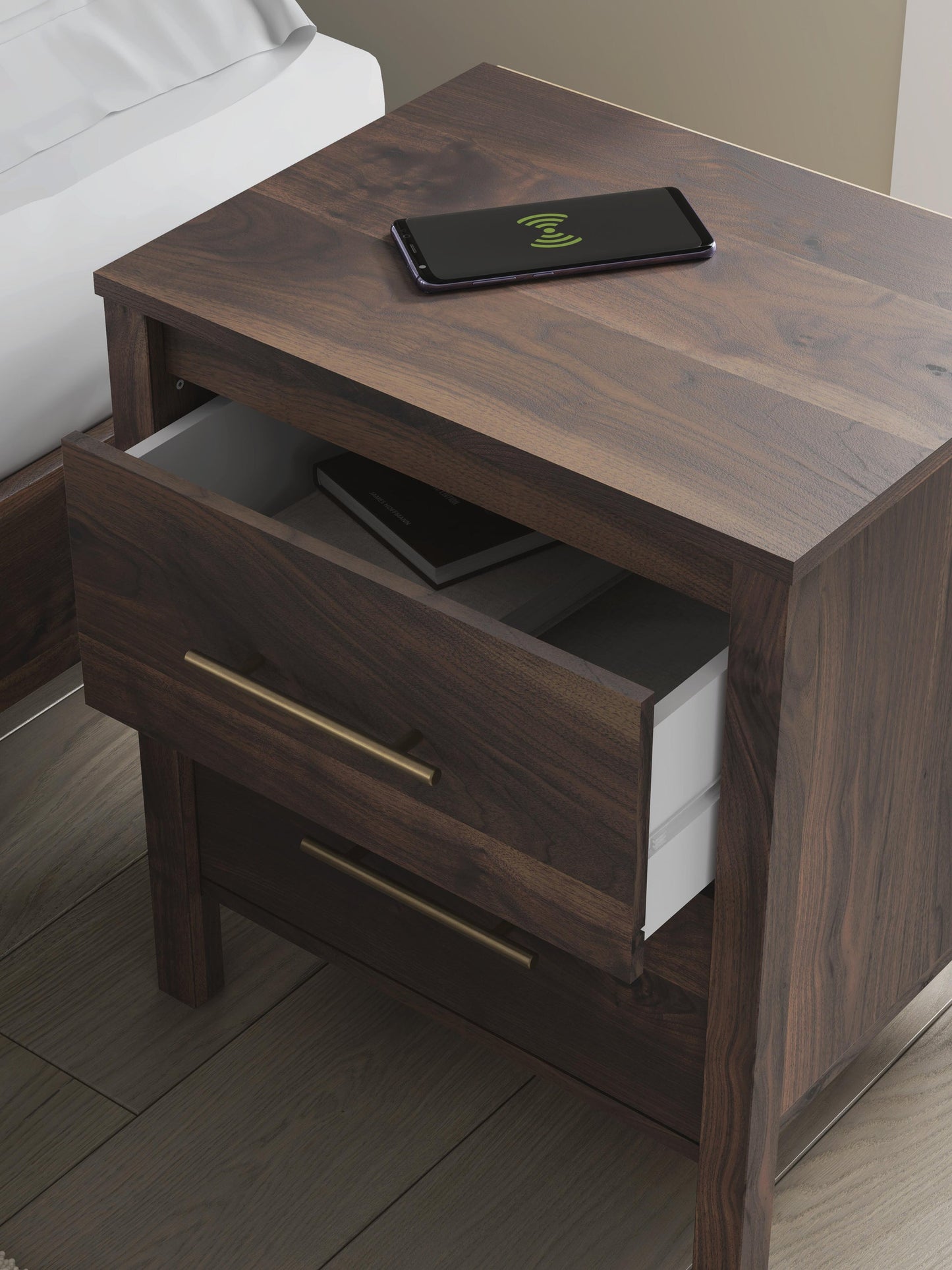 Ashley Express - Calverson Two Drawer Night Stand