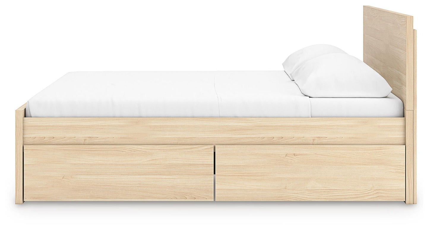 Ashley Express - Onita King Panel Platform Bed with 2 Side Storage