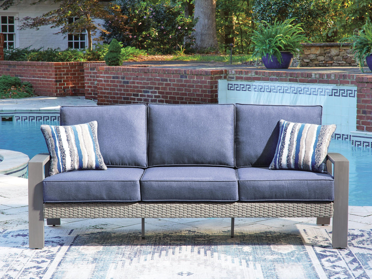 Half Moon Beach Sofa with Cushion