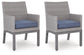 Ashley Express - Half Moon Beach Arm Chair With Cushion (2/CN)