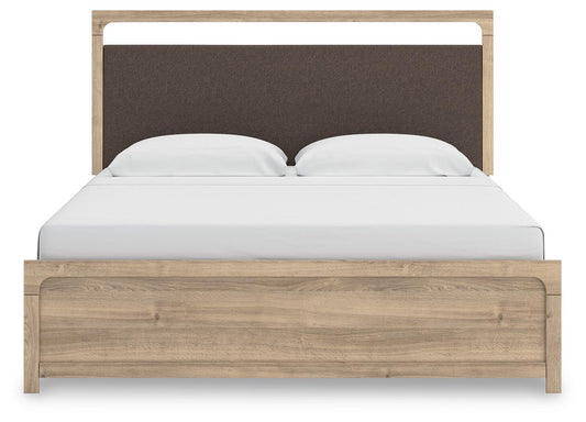 Kinlanni King Upholstered Panel Bed