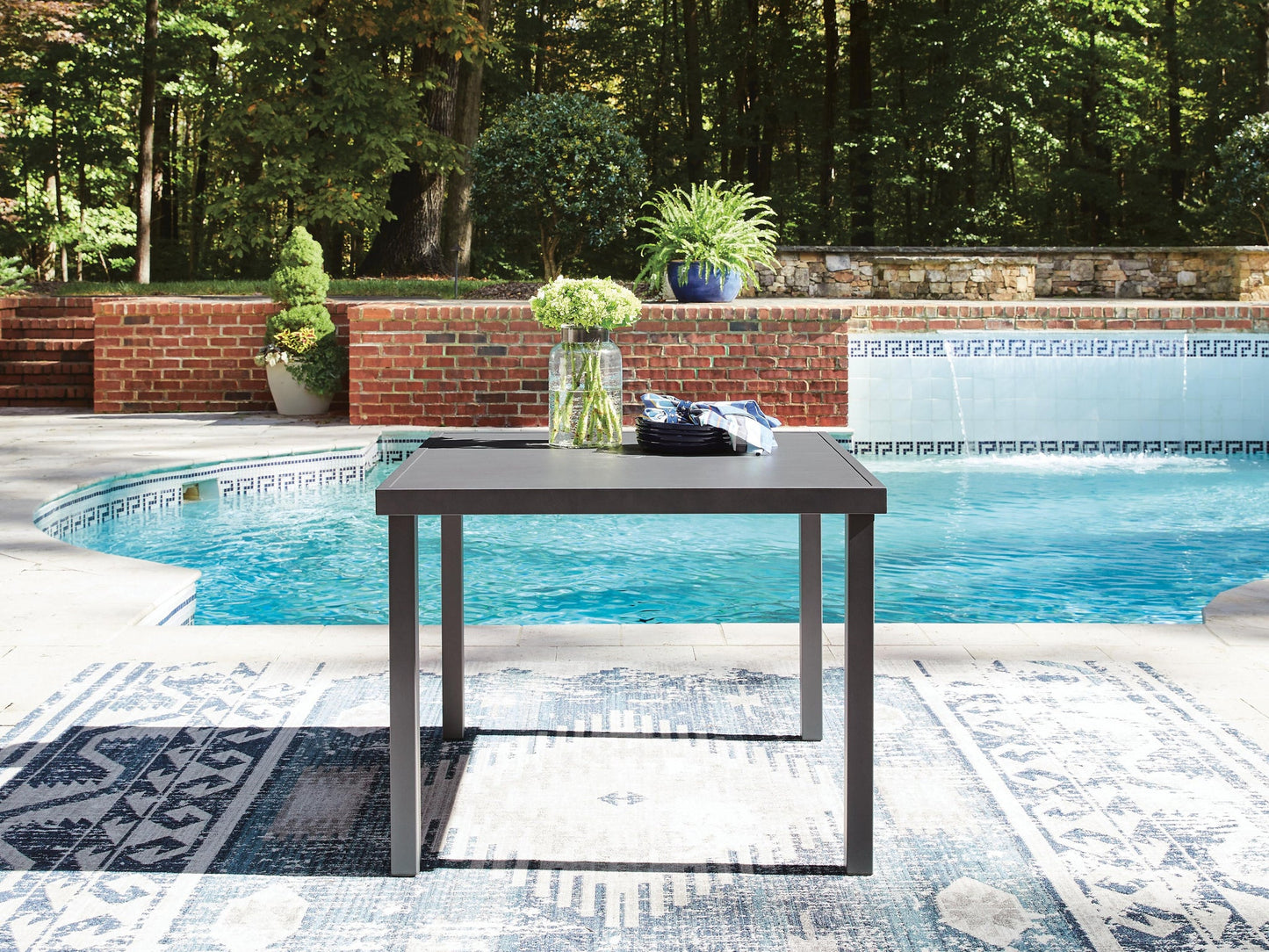 Ashley Express - Rocky Creek Square Dining Table w/UMB OPT