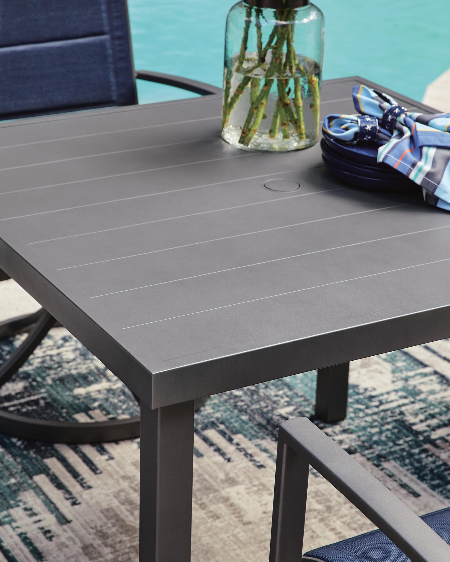 Ashley Express - Rocky Creek Square Dining Table w/UMB OPT