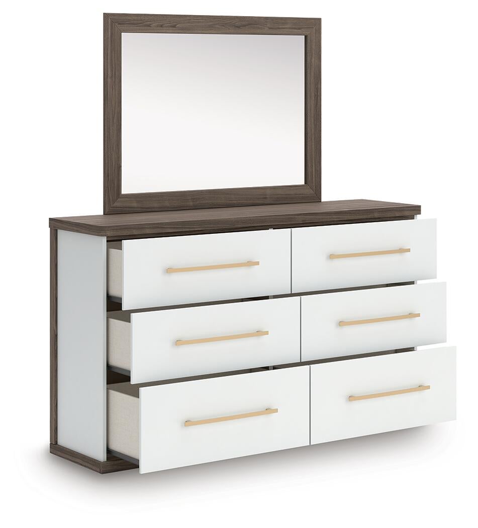 Kendanport Dresser and Mirror