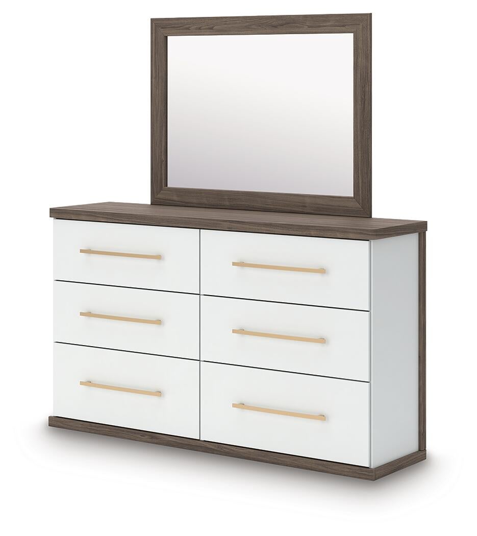 Kendanport Dresser and Mirror