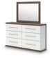 Kendanport Dresser and Mirror