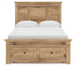 Makidern Full Panel Storage Bed