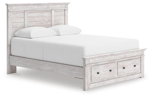 Makidern Queen Panel Storage Bed
