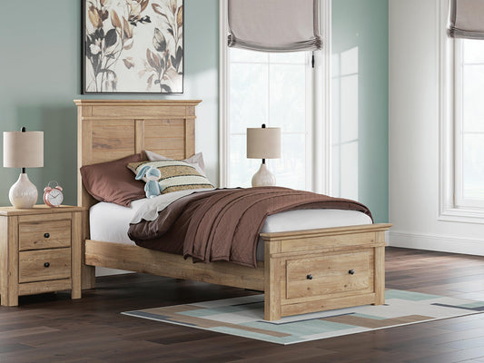 Makidern Twin Panel Storage Bed