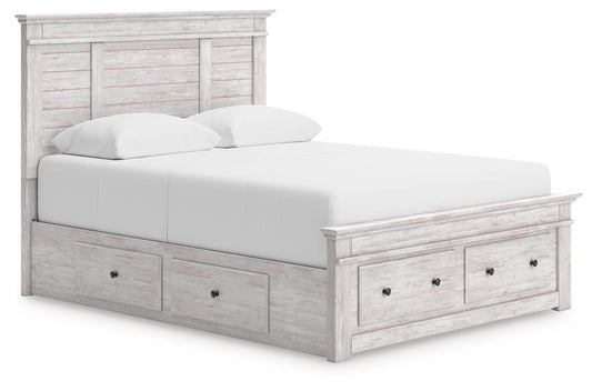 Makidern Queen Panel Storage Bed