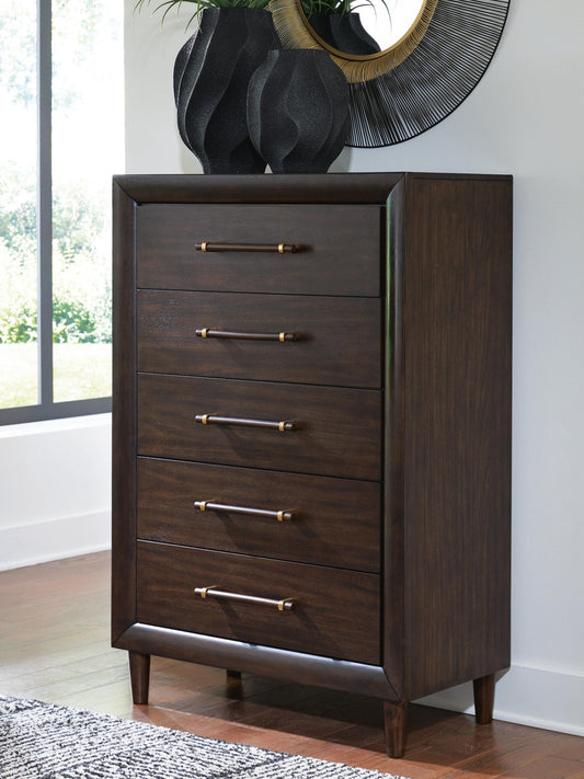 Dantenton Five Drawer Chest