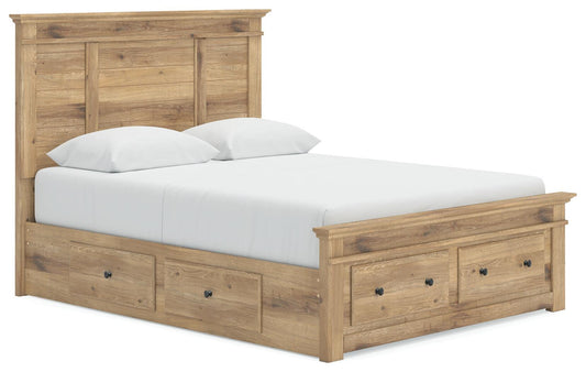 Makidern Queen Panel Storage Bed
