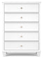 Fortman King Panel Bed with Mirrored Dresser, Chest and Nightstand
