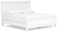 Fortman King Panel Bed with Mirrored Dresser, Chest and Nightstand