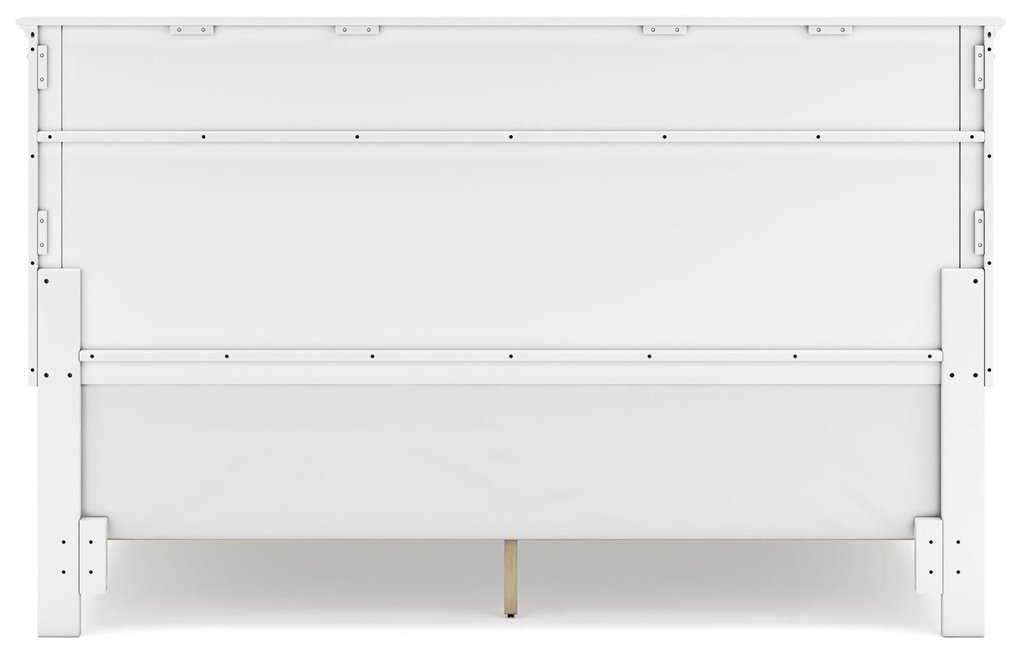 Fortman King Panel Bed with Mirrored Dresser, Chest and Nightstand