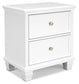 Fortman King Panel Bed with Mirrored Dresser, Chest and Nightstand