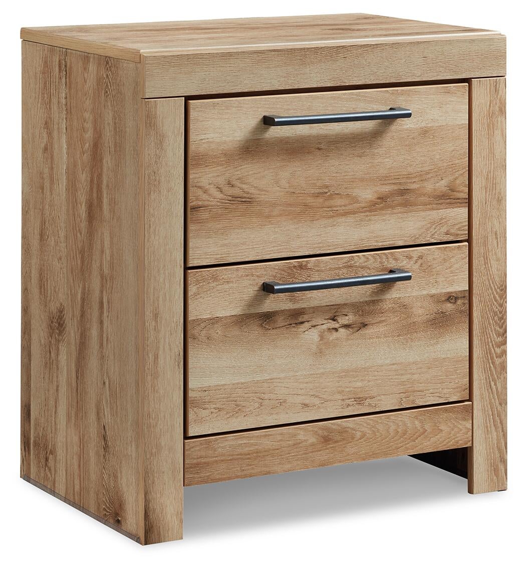 Hyanna Full Panel Bed with 1 Side Storage, Dresser, Mirror, Chest and Nightstand