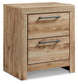 Hyanna Full Panel Bed with 1 Side Storage, Dresser, Mirror, Chest and Nightstand