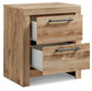 Hyanna Full Panel Bed with 1 Side Storage, Dresser, Mirror, Chest and Nightstand