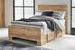 Hyanna Full Panel Bed with 1 Side Storage, Dresser, Mirror, Chest and Nightstand