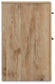 Hyanna Full Panel Bed with 1 Side Storage, Dresser, Mirror, Chest and Nightstand
