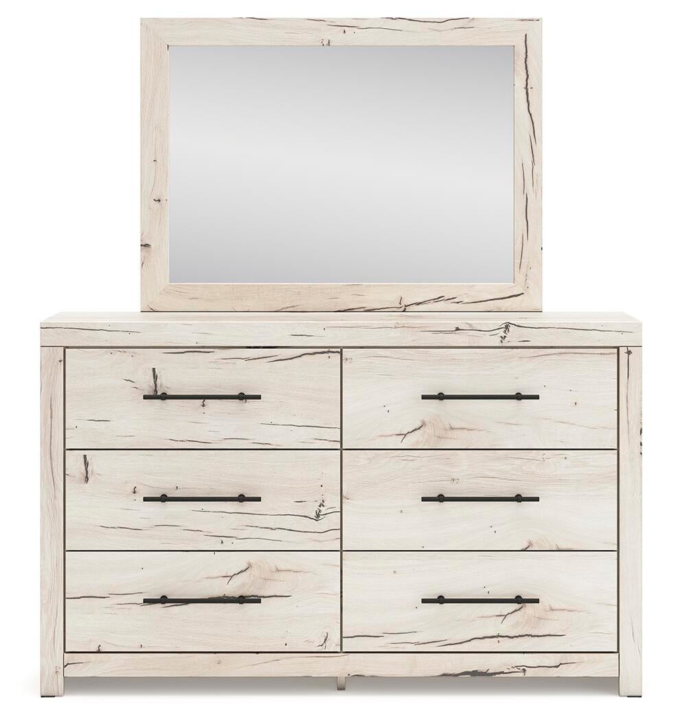 Lawroy Queen Panel Bed, Dresser, Mirror and Nightstand