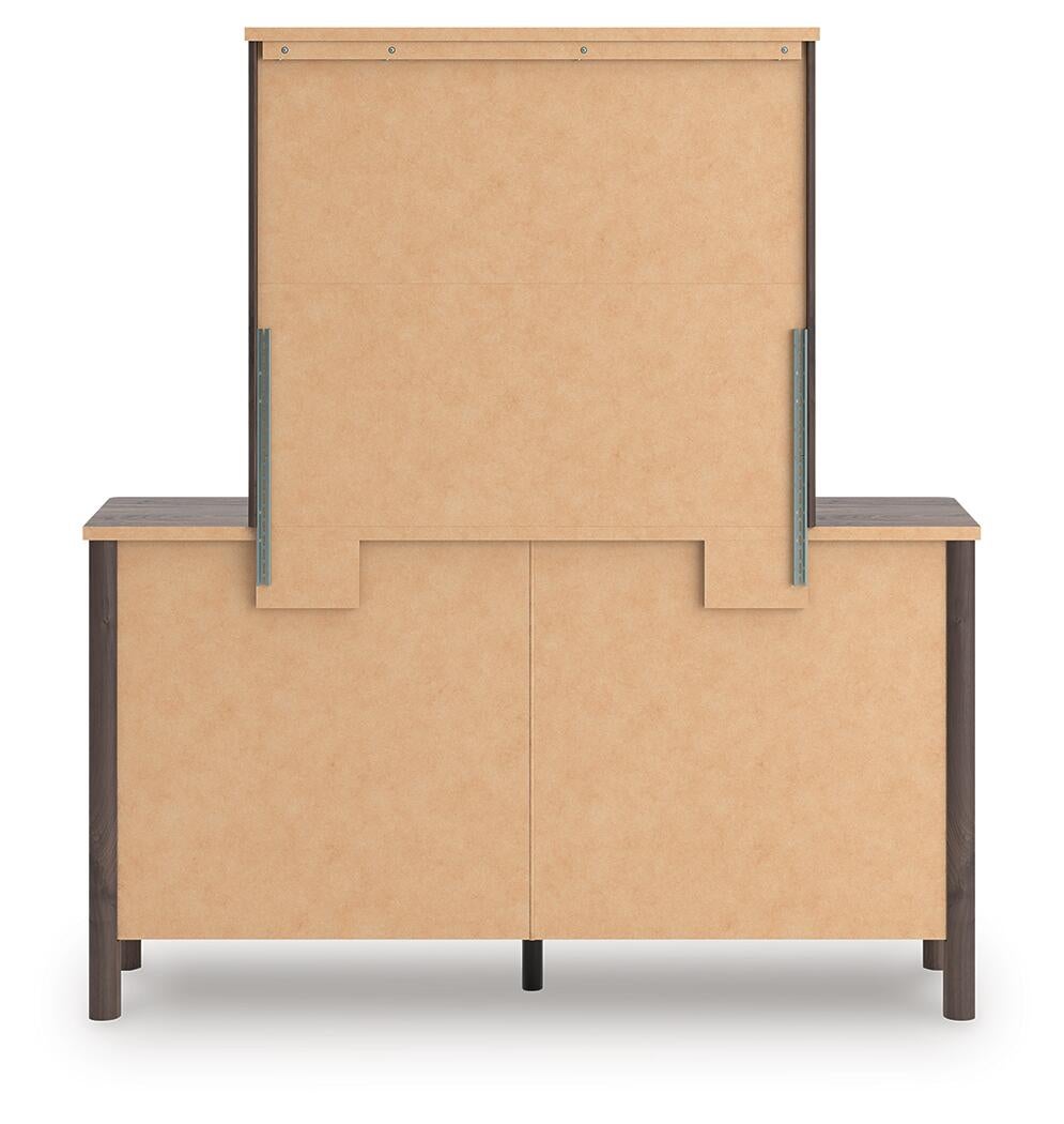 Cadmori King Panel Platform Bed, Dresser, Mirror, Chest and Nightstand