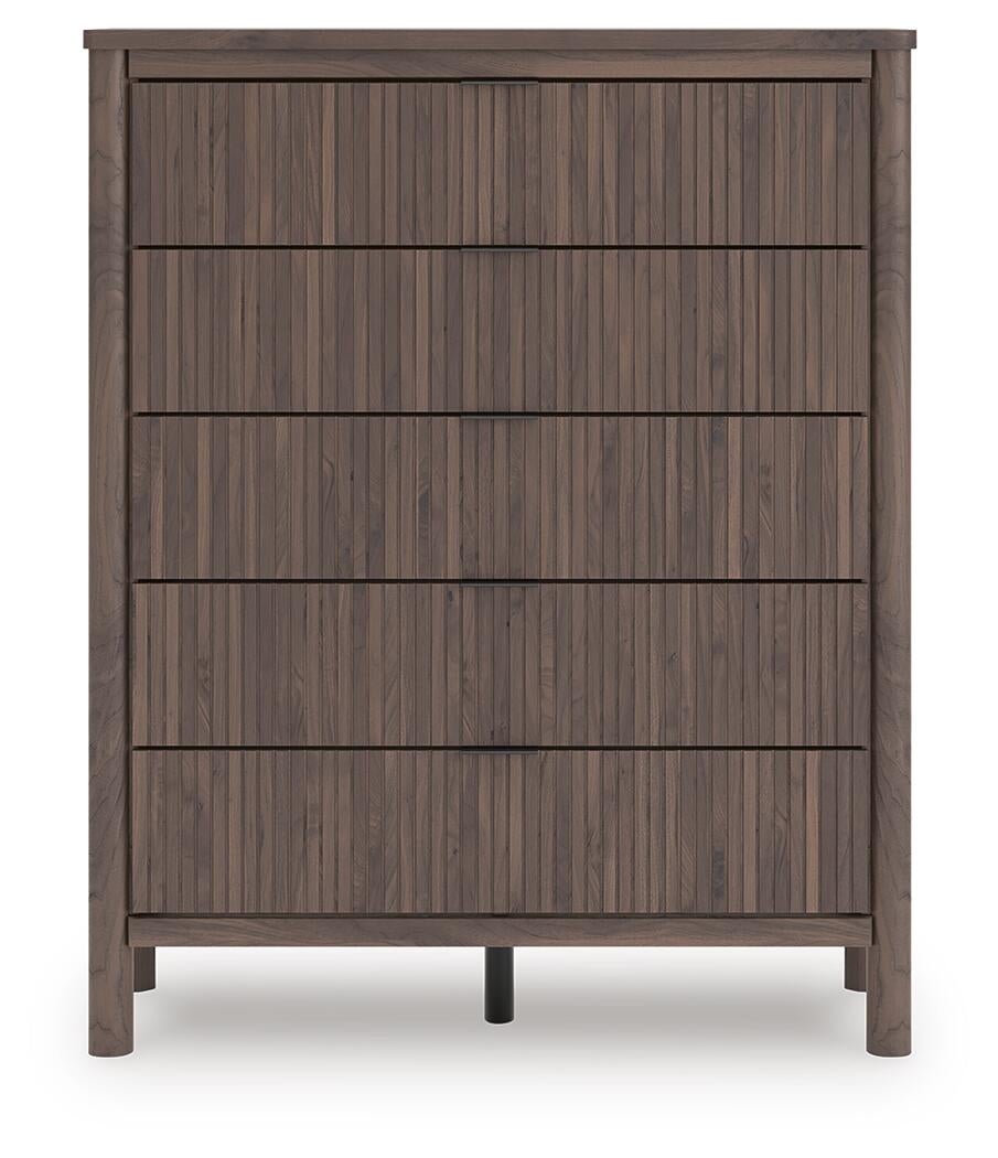 Cadmori Full Panel Bed, Dresser, Mirror, Chest and Nightstand