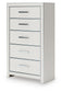 Birmonton Queen Upholstered Panel Bed, Dresser, Mirror, Chest and Nightstand