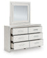 Birmonton King Upholstered Panel Bed, Dresser, Mirror, Chest and Nightstand
