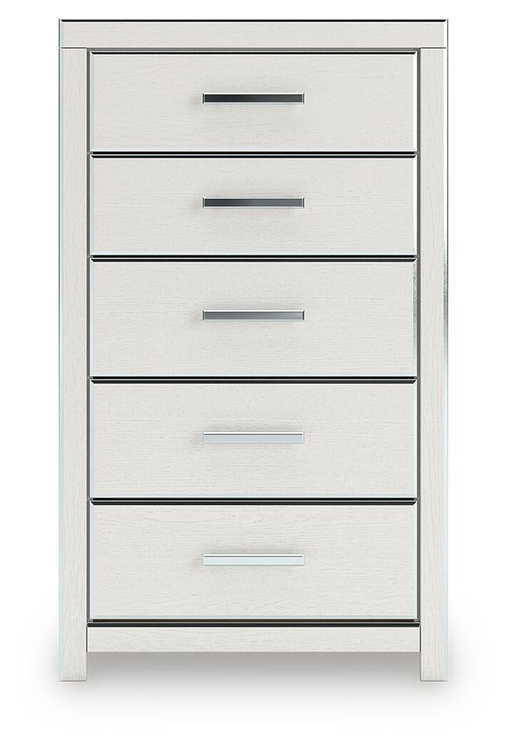 Birmonton Queen Upholstered Panel Bed, Dresser, Mirror and Nightstand