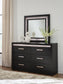 Shoralli Dresser and Mirror