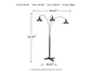 Ashley Express - Sheriel Metal Arc Lamp (1/CN)