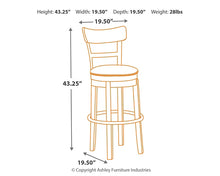 Load image into Gallery viewer, Ashley Express - Pinnadel UPH Swivel Barstool (1/CN)
