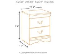 Load image into Gallery viewer, Ashley Express - Huey Vineyard Two Drawer Night Stand
