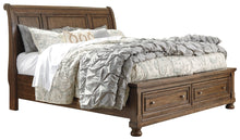 Load image into Gallery viewer, Ashley Express - Flynnter Queen Sleigh Bed with 2 Storage Drawers
